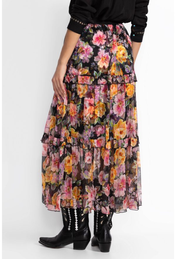 TERRA TIERED MAXI SKIRT - Image 5