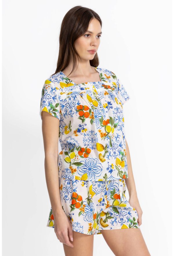 CITRUS SLEEP SHORT SET