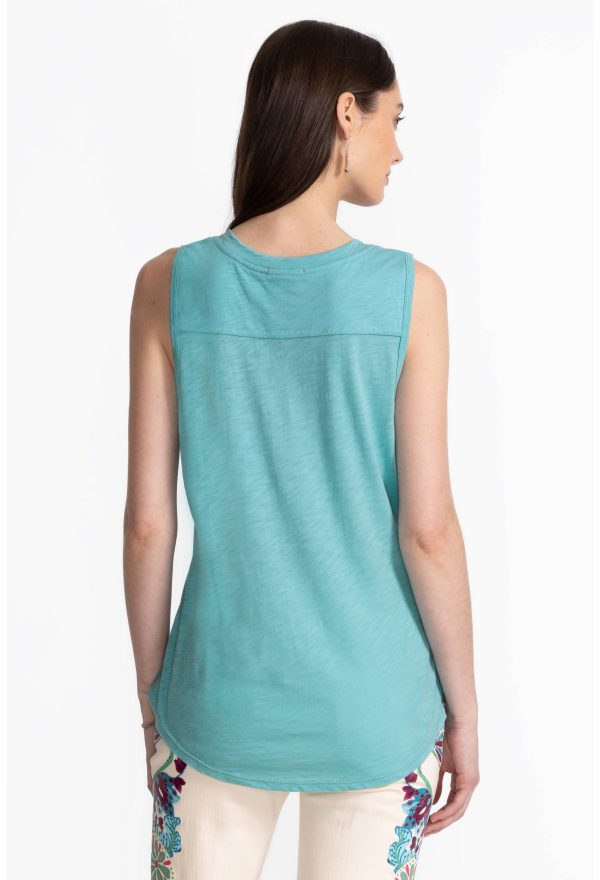SLUB JERSEY HI LOW TANK - Image 4