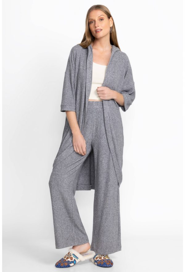 RIB HI LOW KIMONO