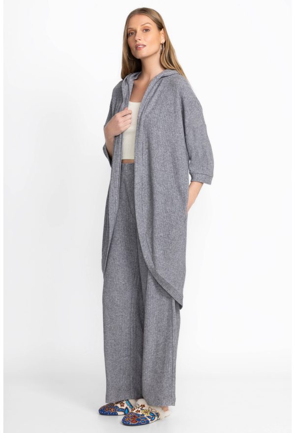 RIB HI LOW KIMONO - Image 2