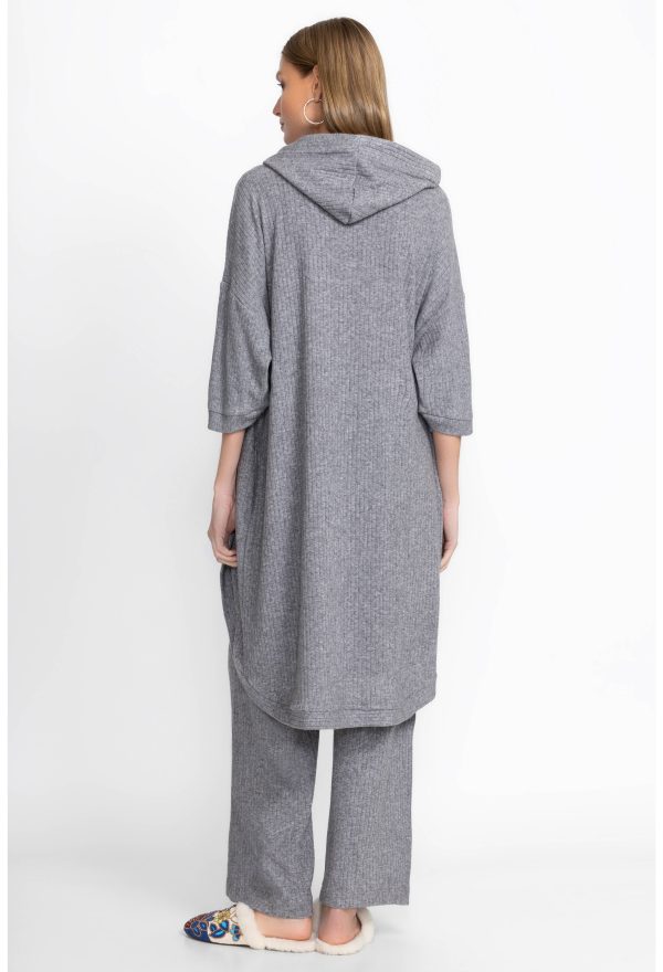 RIB HI LOW KIMONO - Image 4