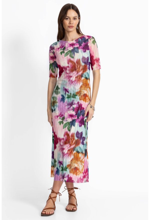 ASTRID MESH MIDI DRESS
