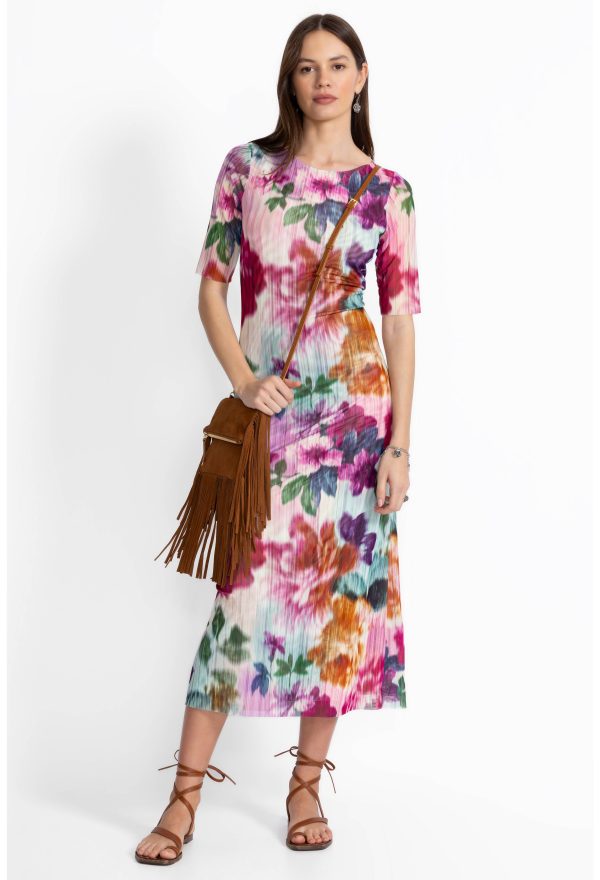 ASTRID MESH MIDI DRESS - Image 3