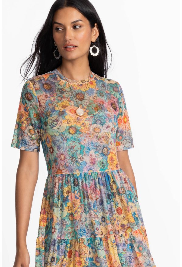 MESH TIERED DRESS - Image 3