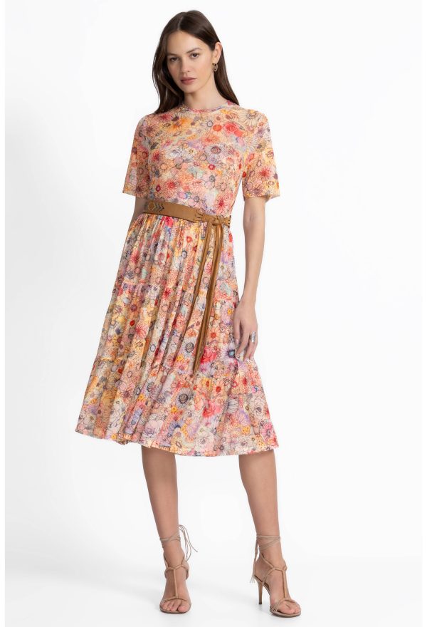 MESH TIERED DRESS - Image 2
