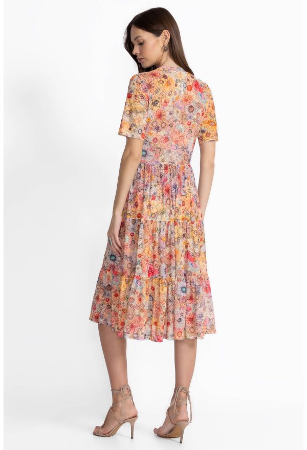 MESH TIERED DRESS - Image 4