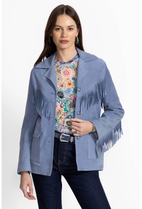 ITALIAN SUEDE FRINGE JACKET