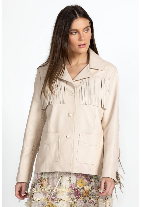 Frangia Leather Jacket - Image 2