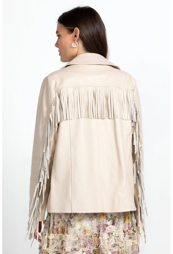 Frangia Leather Jacket - Image 4