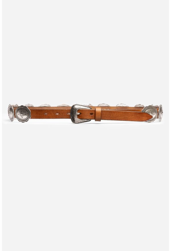 SALONE ITALIAN LEATHER CONCH BELT