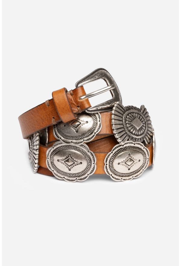 SALONE ITALIAN LEATHER CONCH BELT - Image 3