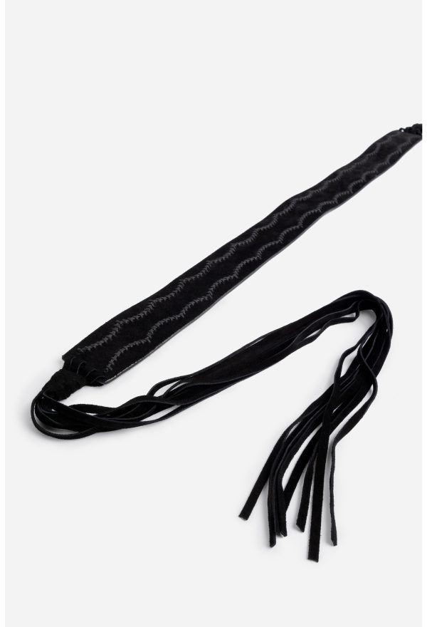 PETTINE ITALIAN SUEDE TASSEL BELT - Image 2