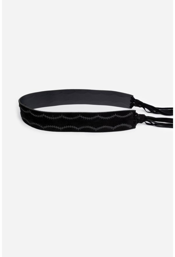 PETTINE ITALIAN SUEDE TASSEL BELT - Image 4
