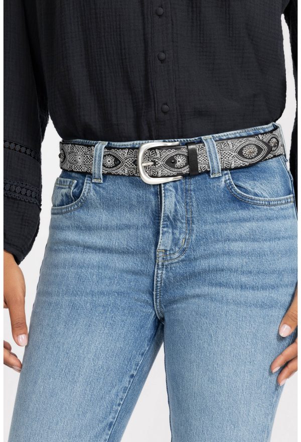 PIZZO EMBROIDERED ITALIAN LEATHER BELT - Image 5