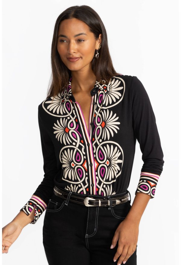 THE JANIE FAVORITE BUTTON FRONT SHIRT