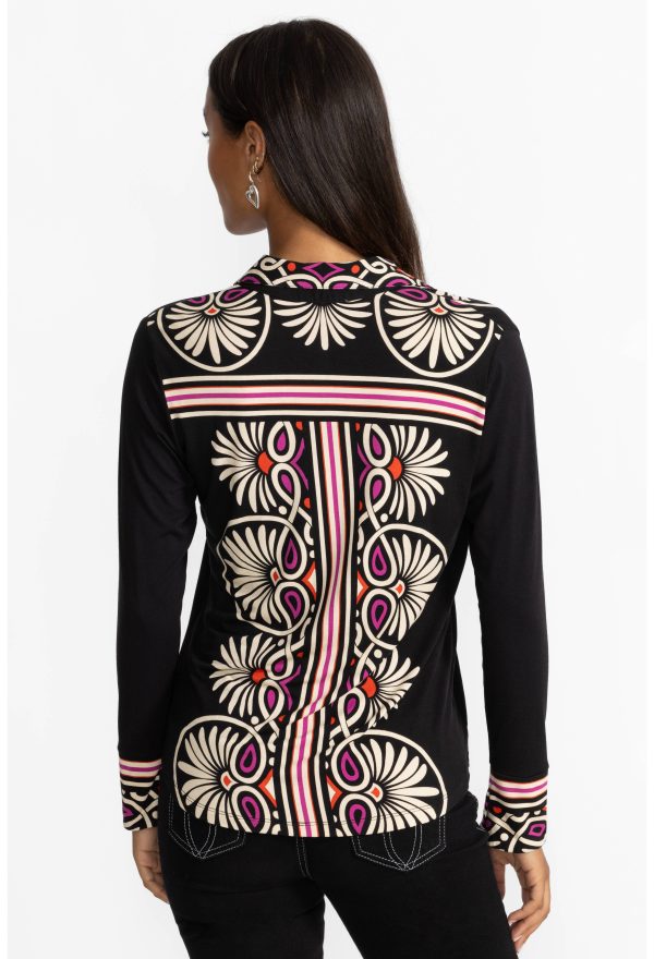 THE JANIE FAVORITE BUTTON FRONT SHIRT - Image 4