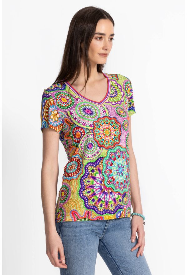The Janie Favorite Short Sleeve V-Neck Tee - Image 2
