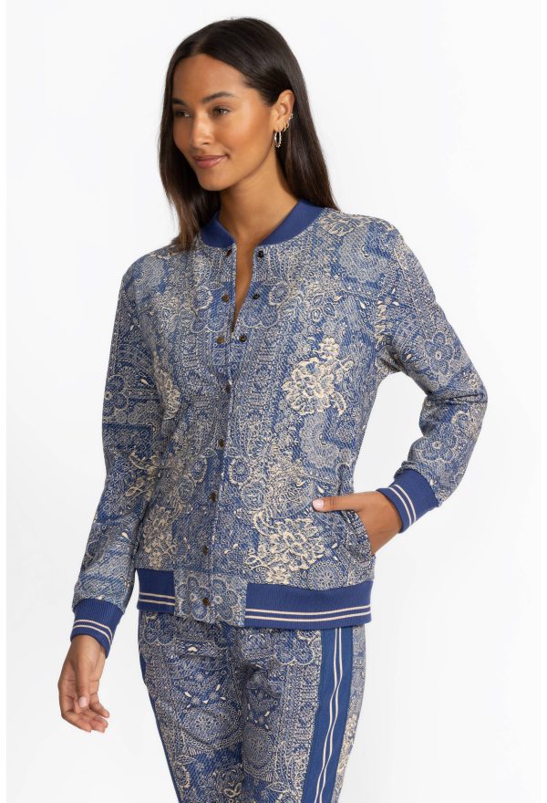 FRENCH TERRY BOMBER JACKET