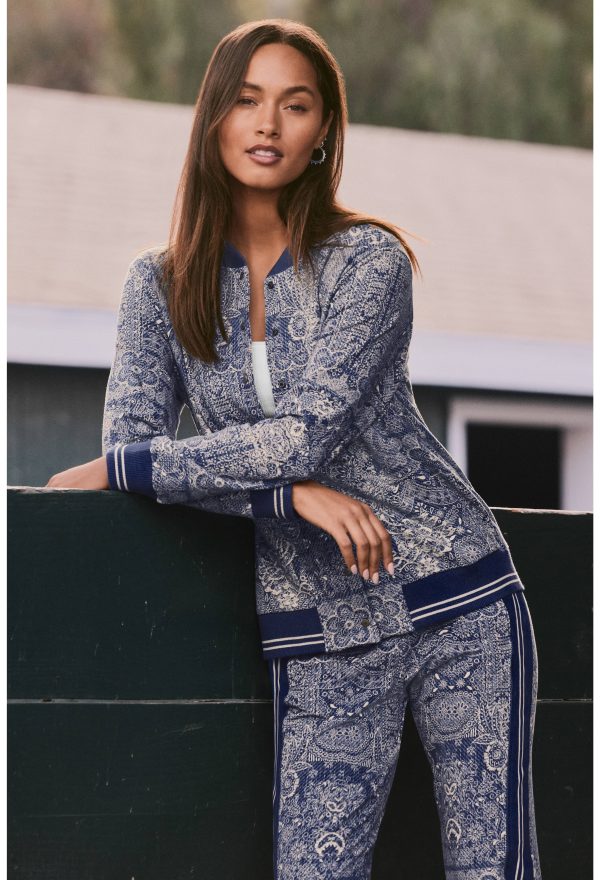 FRENCH TERRY BOMBER JACKET - Image 7