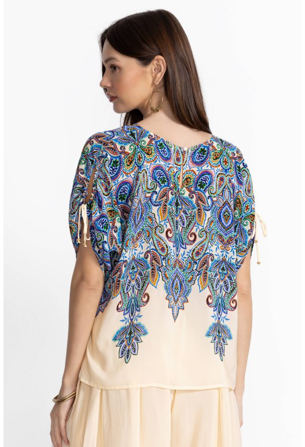 RUCHED SLEEVE BLOUSE - Image 4