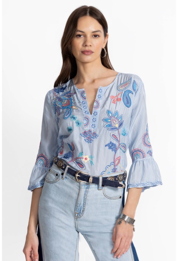 RUFFLE SLEEVE BLOUSE - Image 3