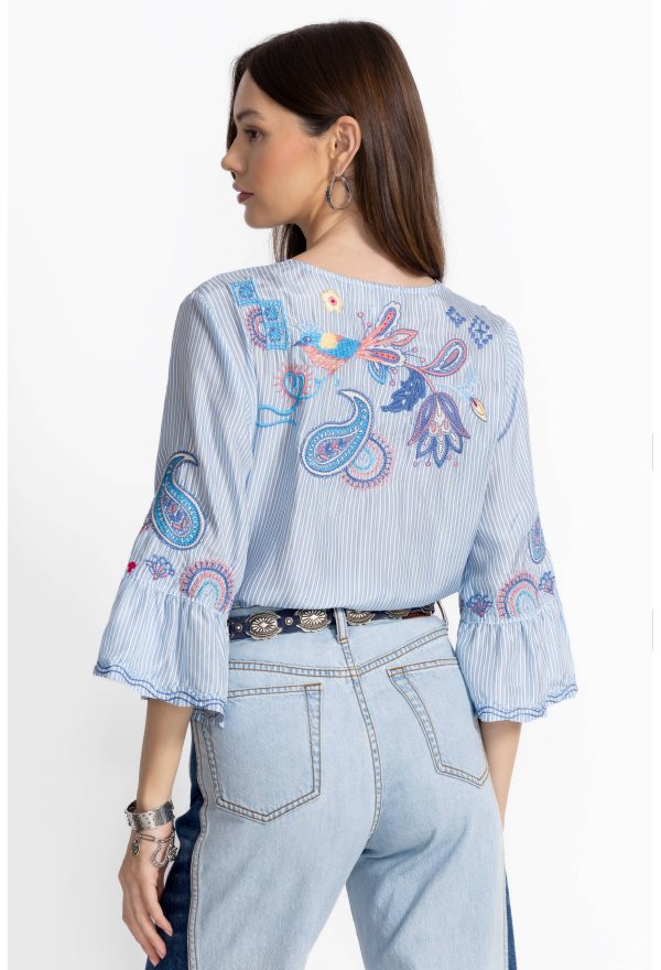 RUFFLE SLEEVE BLOUSE - Image 4