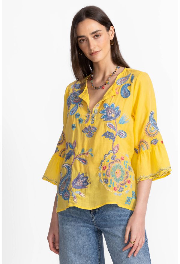 RUFFLE SLEEVE BLOUSE - Image 2
