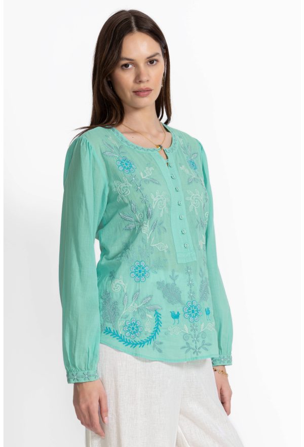 FIELD HENLEY BLOUSE - Image 2