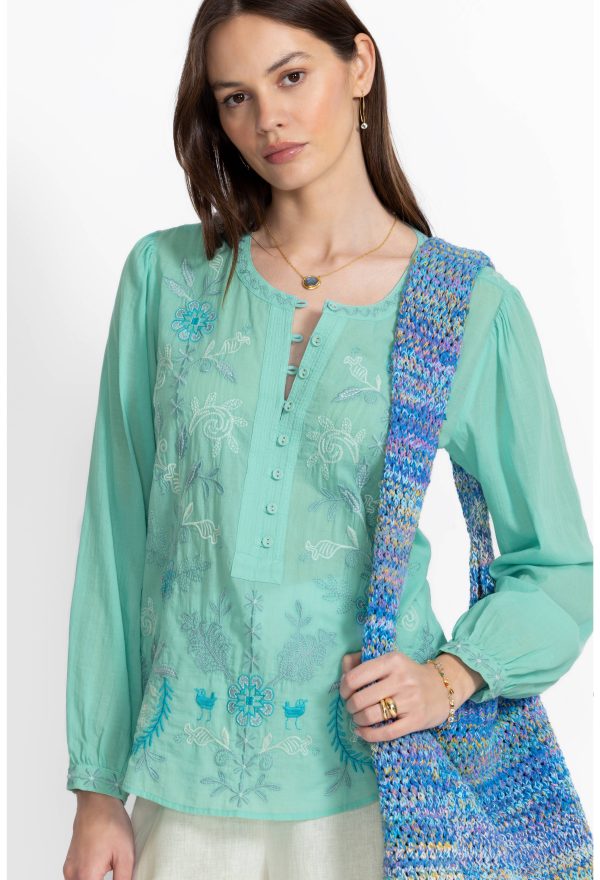 FIELD HENLEY BLOUSE - Image 4