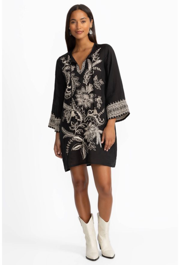 KIMONO SLEEVE RELAXED DRESS - Image 3