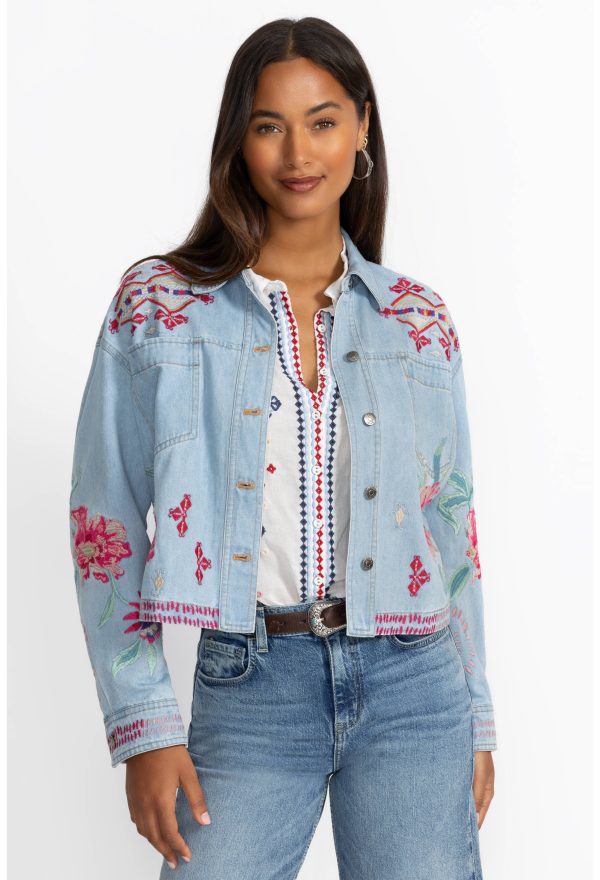 CROPPED DENIM JACKET - Image 3