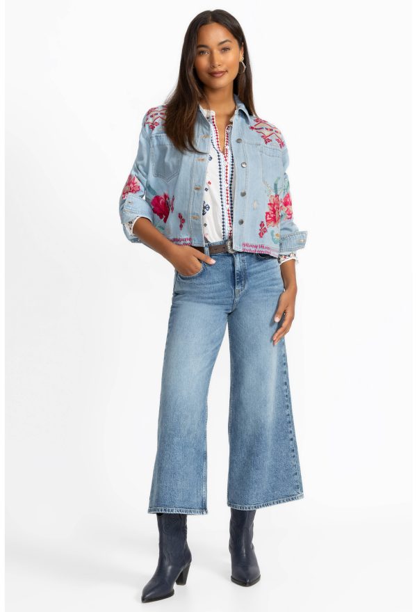 CROPPED DENIM JACKET - Image 4