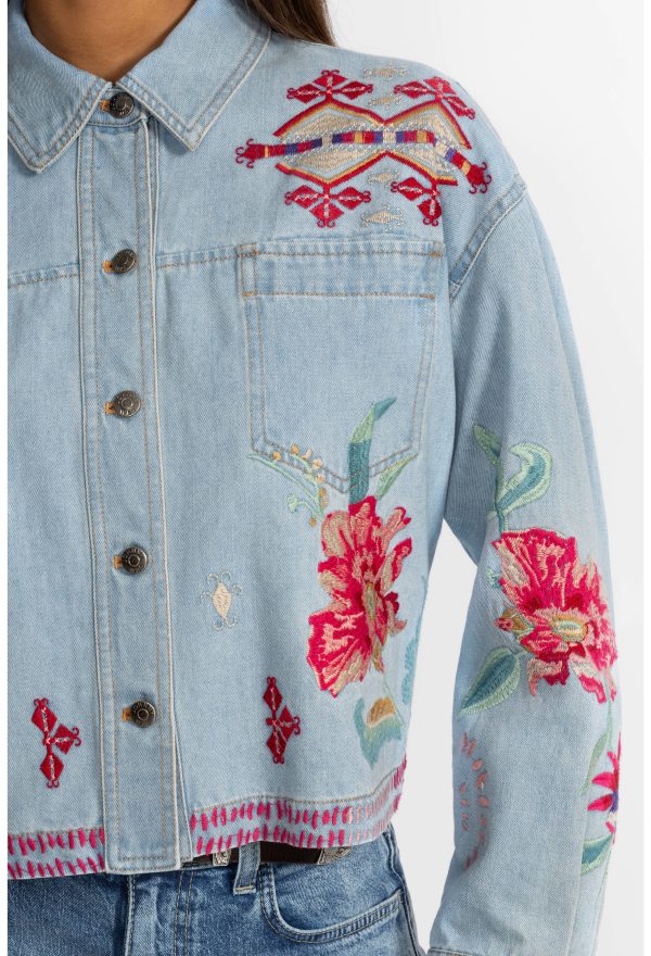 CROPPED DENIM JACKET - Image 6
