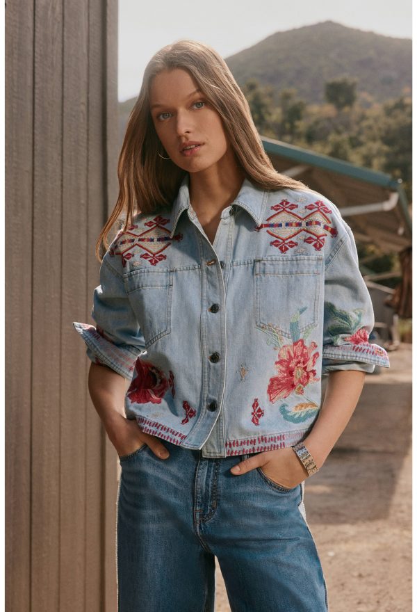 CROPPED DENIM JACKET - Image 7