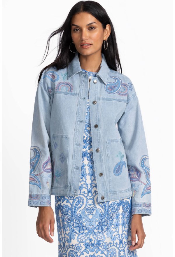 TRAPUNTO DENIM CHORE JACKET