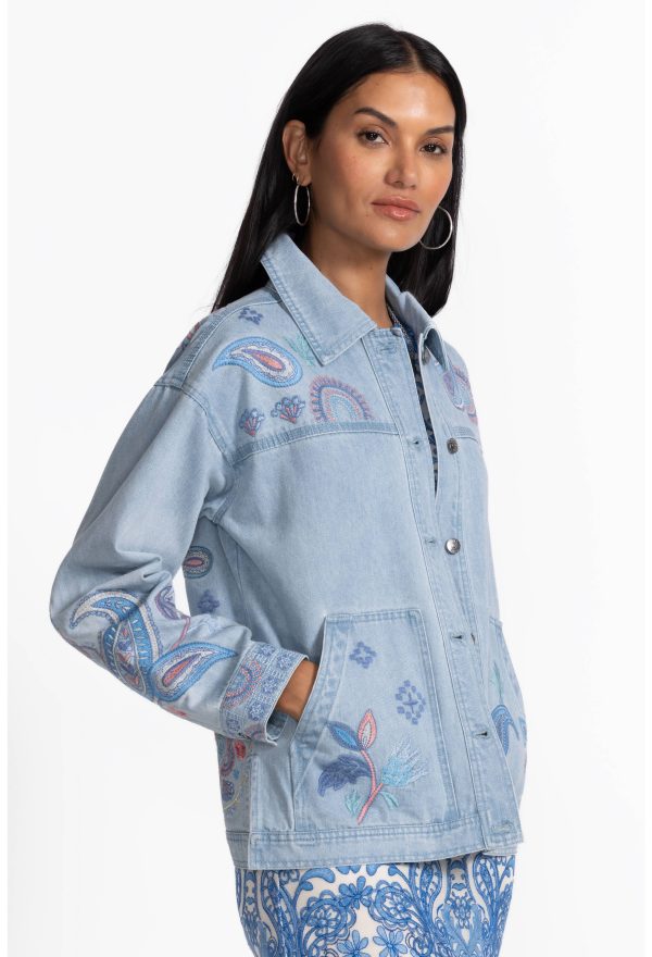 TRAPUNTO DENIM CHORE JACKET - Image 2
