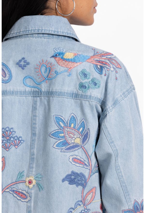 TRAPUNTO DENIM CHORE JACKET - Image 3