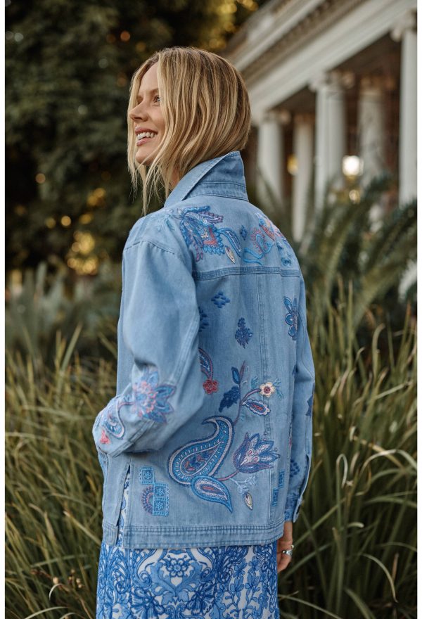 TRAPUNTO DENIM CHORE JACKET - Image 5