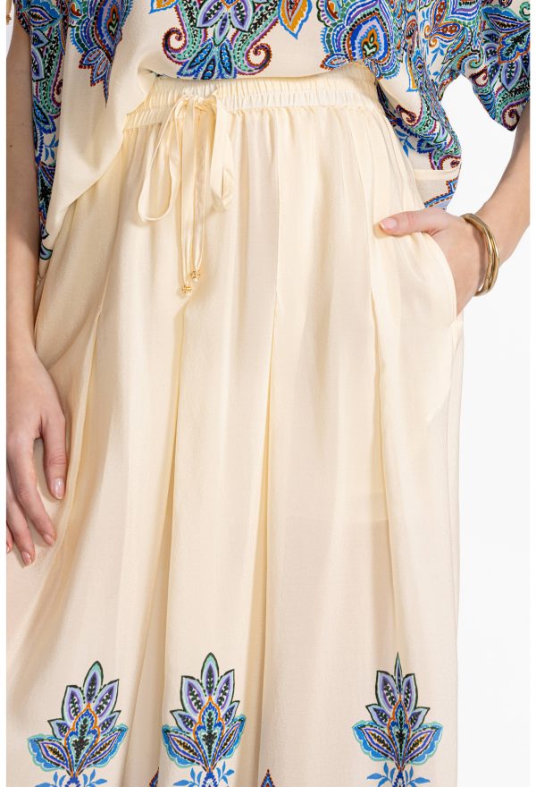 PLEATED WIDE LEG PANT - Image 3