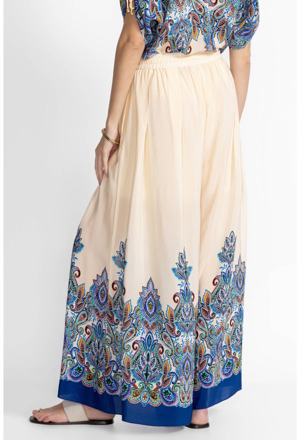 PLEATED WIDE LEG PANT - Image 4